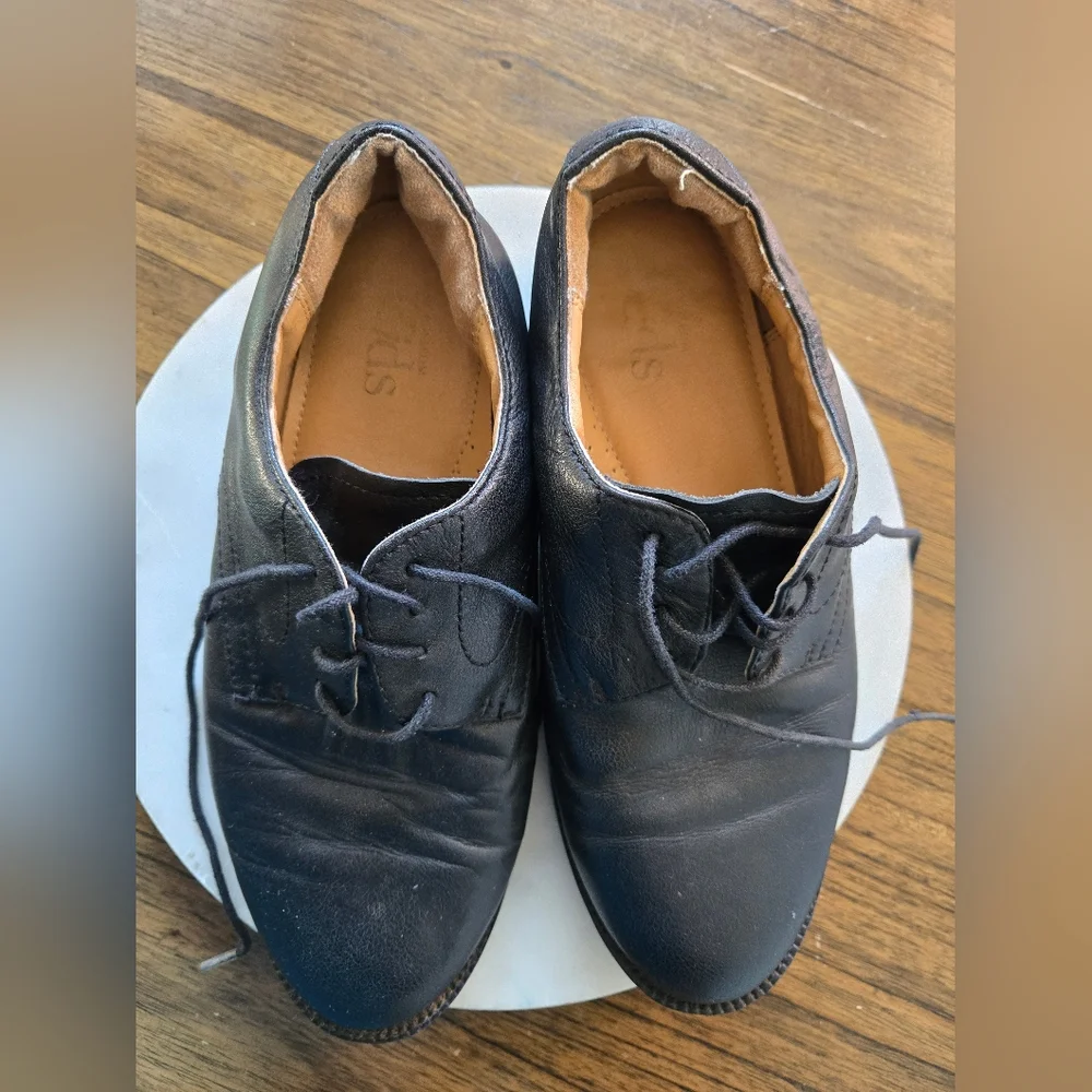 Vintage Nordstom Leather Black Shoes 2 1/2